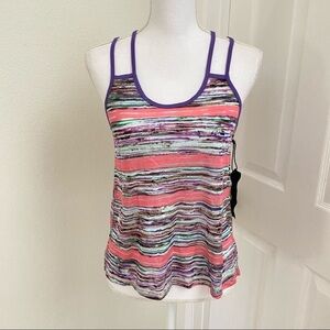 NWT Chloe K Multicolor Burnout Tank Sz Small